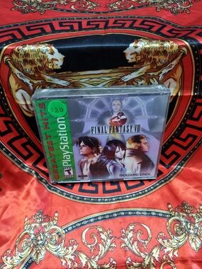 Sony PlayStation Final Fantasy VIII Greatest Hits - Green/Black/Silver Case